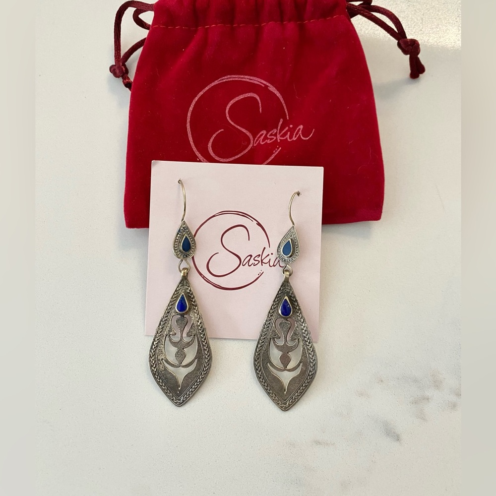 Earrings Lapiz Lazuli stone